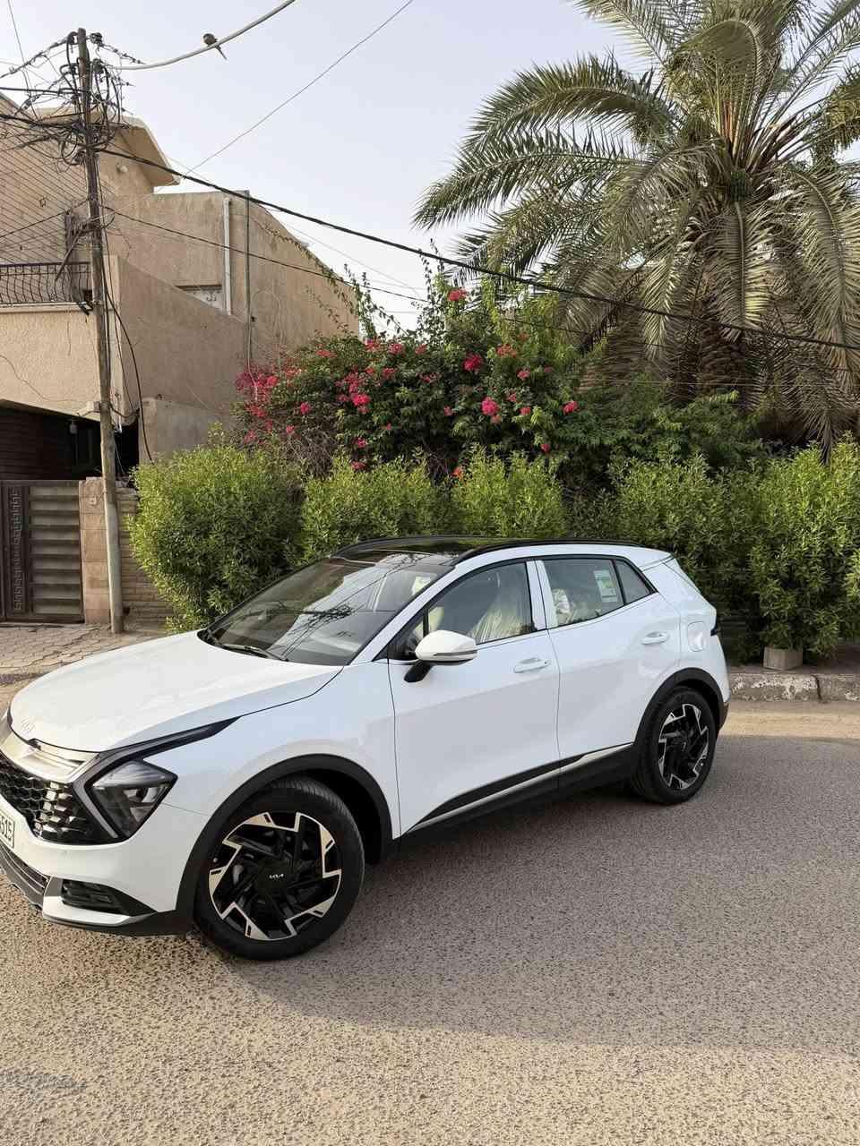 كيا سبورتج موديل 2025 للبيع خليجي العنوان البصرة الجزائر للأستفسار ومعرفة السعر يرجى التواصل على الرقم المذكور 

0780 722 1133

ممشى السياره 11195 قابل للزياده

السقف: سقف بانورامي كامل باللون الأسود يعطي السيارة مظهراً رياضياً (Two-Tone) مع فتحة سقف كهربائية كبيرة.
العجلات (الويلات): تأتي بفتحات تهوية وبتصميم رياضي مميز بلونين (كروم مع أسود) بمقاس19 إنش.
الحساسات والكاميرا: مستشعرات (حساسات) خلفية للمساعدة على الركن، بالإضافة إلى كاميرا خلفية تظهر بوضوح في شاشة الملاحة أثناء الرجوع.
المرايا الجانبية: كهربائية تحتوي على إشارات انعطاف LED.
2. المقصورة الداخلية والراحة
المقاعد: مقاعد بيج فاتح مميزة بتصميم مريح، تجمع بين القماش عالي الجودة والجلد على الأطراف.
شاشة العدادات: شاشة رقمية بالكامل (Digital Cluster) تعرض السرعة والـ RPM والمعلومات الأساسية بشكل عصري.
الشاشة الوسطية: شاشة لمس تدعم نظام الترفيه، الكاميرا الخلفية، وأنظمة الاتصال (مثل Apple CarPlay و Android Auto).
المقود (الستيرن): مقود جلدي رياضي يحتوي على تحكم كامل (ميديا، مثبت سرعة، بلوتوث) مع وجود شيفتات خلف المقود (Paddle Shifters) للتحكم اليدوي بنواقل الحركة (النمر).
3. الكونسول الوسطي وأنظمة القيادة
ناقل الحركة (الجير): عصا جير أوتوماتيكية بتصميم كلاسيكي أنيق.
أنظمة القيادة (Drive Modes): قرص دائري للتحكم تأتي بأربع وضعيات قياده (,Sportرياضي ،Smartذكي ،اقتصادي Eco، مريح Comfort، )
النظام الصوتي والترفيه: منافذ شحن USB و Type-C في الأمام وخلف المقاعد.
مكابح اليد: بريك إلكتروني (EPB) مع ميزة التوقف التلقائي (Auto Hold).
التحكم بالمنحدرات: زر نظام المساعدة على نزول المنحدرات (DBC).
4. المحرك والأداء (المواصفات الخليجية المعتادة)
عادةً ما تأتي هذه الفئة من السبورتج الخليجي بأحد الخيارين للمحرك (والأرجح للمواصفات الظاهرة):
المحرك: 4 سلندر، بسعة 2.0 نظام الدفع: دفع أمامي الفئة لتوخير استهلاك الوقود.
