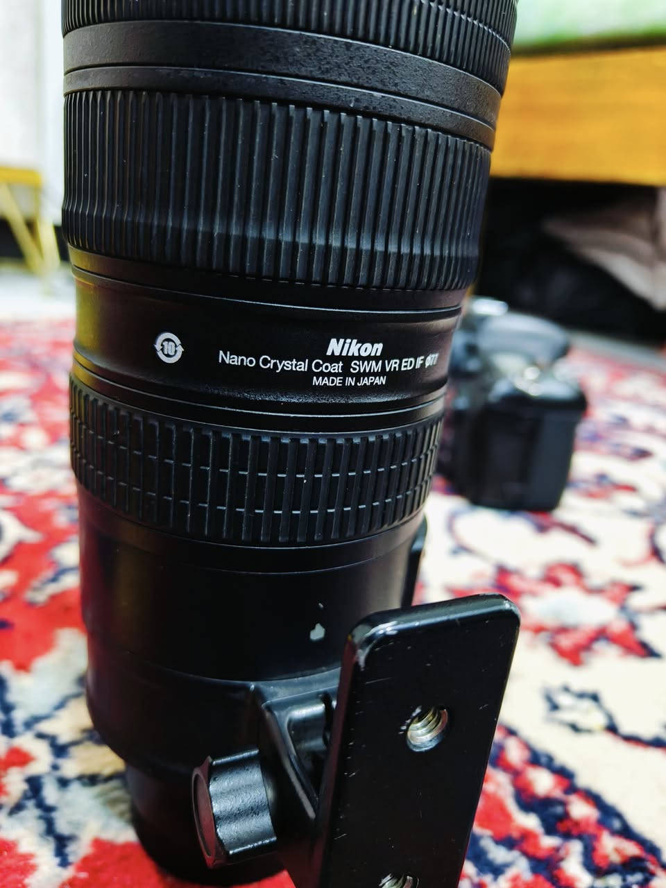 عدسه نيكون 70-200 الاصدار الثاني 
فتحه 2.8
نظافه 90%
السعر مليون و50 بيه مجال للشراي
مكاني بغداد الحريه متواجد فيس وهذا رقمي***********
ملاحضه توصيل ماعندي
