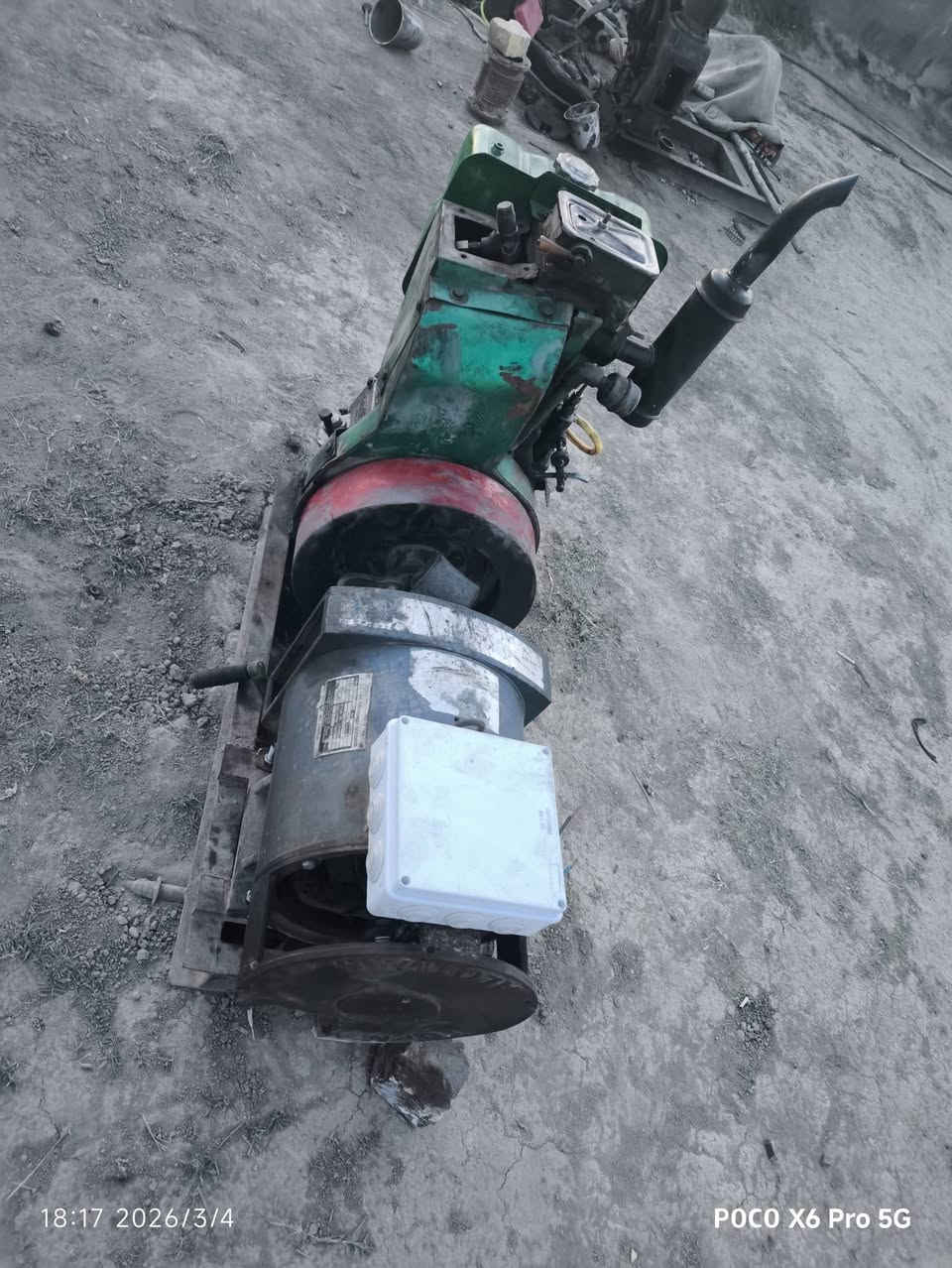 السلام عليكم مولده هندي 10 حصان راس توليد 10 كي دي مولده خير من الله مكان بابل الكفل السعر600  اتصال على هذا الرقم***********
