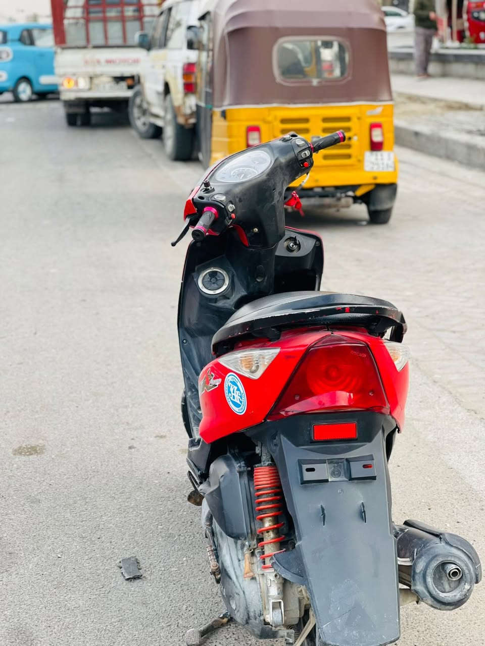 السلام عليكم للبيع ماكس ثعلب 140ماشبه 57الف حقيقي مكينه كفاله بلكارتون كفرات ختم واحد مكينه وكهربائيات جديده دراجه وخير من الله شلعه ومعدل كهربائيات كله شغاله مابيهن نقص دراجه مال جناي الله شاهد تاخذه وتترحملي ترايك وين متريد سعر
(550)رقمي

مكاني بغداد الجديده الامين الثانيه 
 ***********
