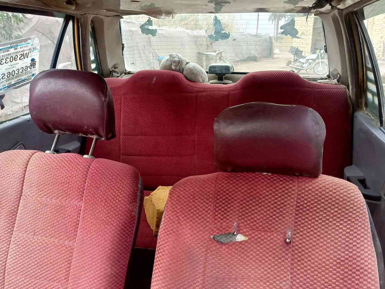 السلام عليكم
سايبة للبيع موديل 2009 رقم الماني ابيض قادسية 
دواخل نضيفة برانكيتات جديد باتري جديد تخم تاير جديد محرك خيط بخار گير جديد خياسات قليلة سيارة خير من الله 
ابيع كوم حديد كفالة سرقة و عشائر فقط مكاني بابل القاسم 
السعر 8 اوراق و بيها مجال للاستفسار خاص أو الاتصال ***********
