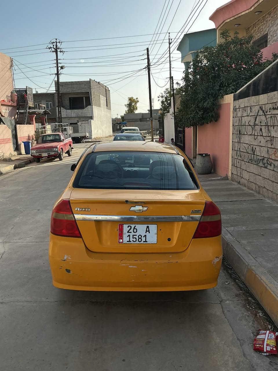 سلام عليكم اخوان
1/ سياره افيو موديل 2009
2/محرك 16 استرا بل شرط
3/بس عندي كير ثاني نوبات يجي نوبات ميجي
4/مكاني كركوك 
5 /سعر 43 وبيهه مجال قليل
6/ رقم ***********
