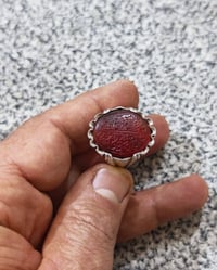 محبس عقيق يماني صياغت البحرين قديم عندي مخطوط سوره إخلاص كامله السعر 1...