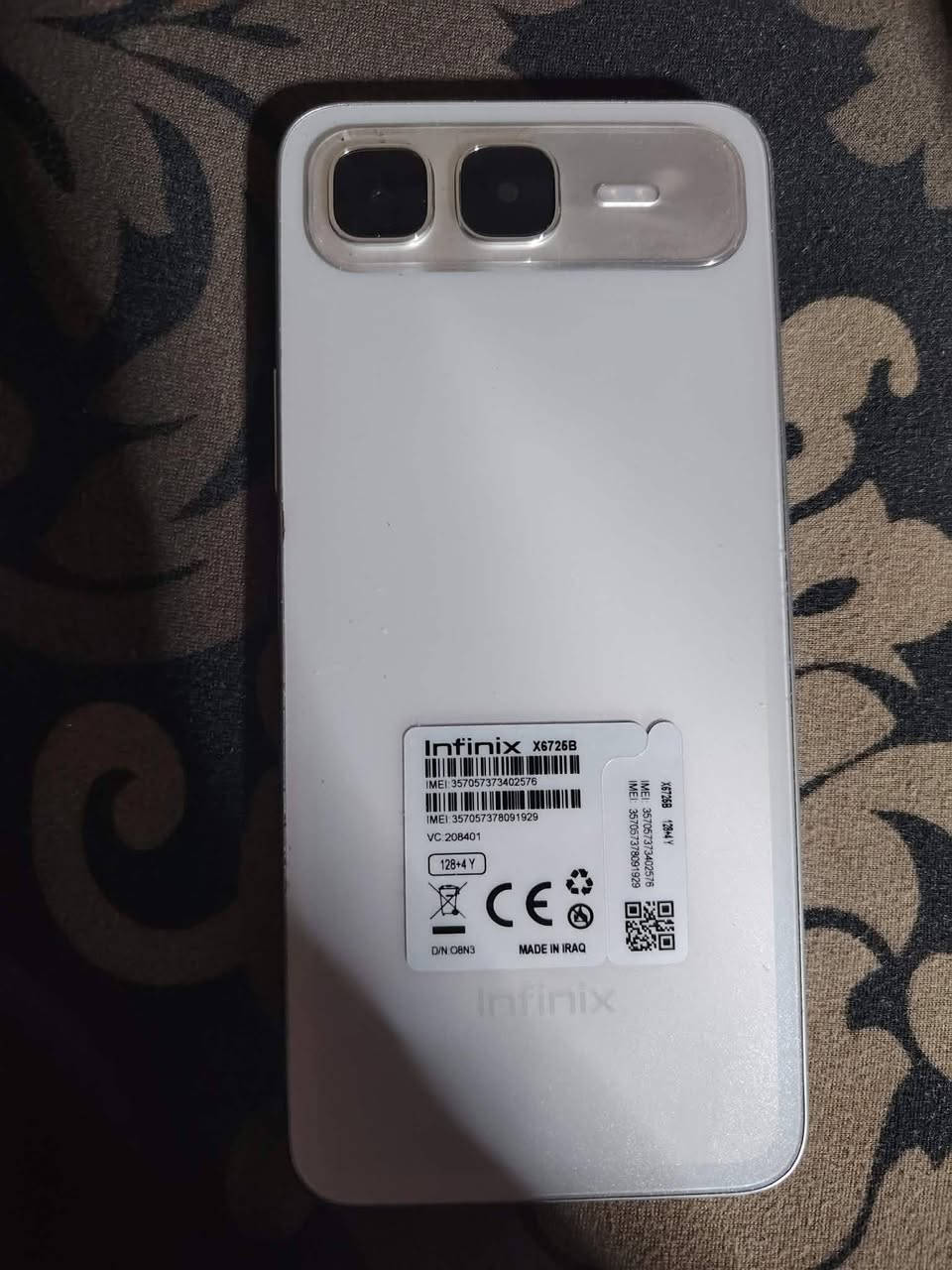 انفنكس سمارت 10 بلاس صار شهر من اخذته جديد ذاكره 128 رام 8 مكاني بغداد رقمي *********** شعندك مراوس نزل
