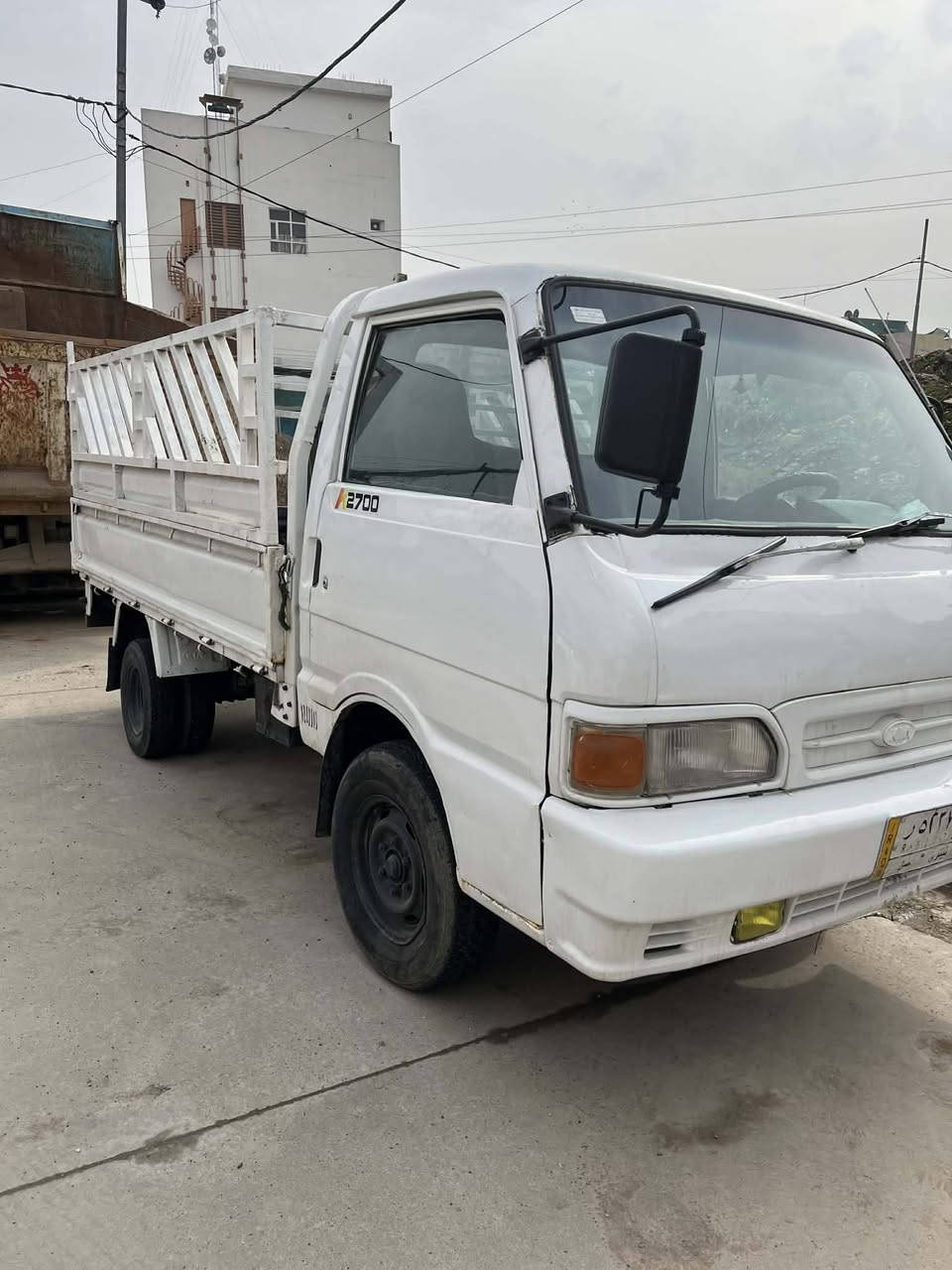 كيا بنكو موديل96
شاصي ومكينه وكير شرط 
 سنويه ل 27
حصه كاز بيها 
سعرها 54 وبيها مجال بسيط
***********
السياره موجوده بل موصل
