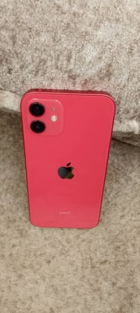 ايفون 12 عادي ذاكره 128 بطاريه 93 لون احمر شرق أوسط نموذج M  بس فيس إي...