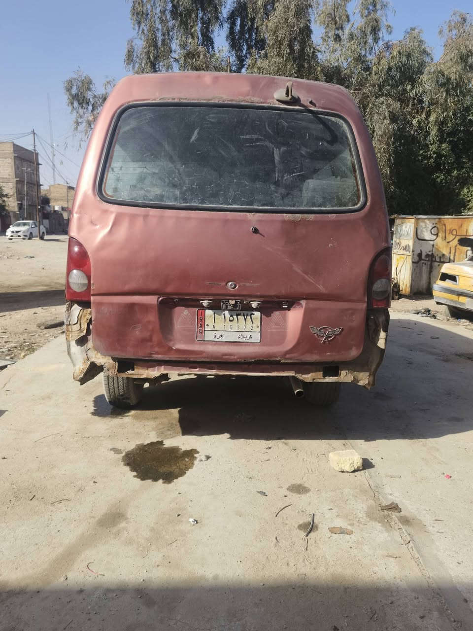 هونداي كربلاء 96 محرك بي بخار حداديه كير واكسل وتخم تاير وباتري جديد ماعليهه غرامات سنويه بيهه بلاغ مكانهه بالنجف قفل 12موبايل ***********
