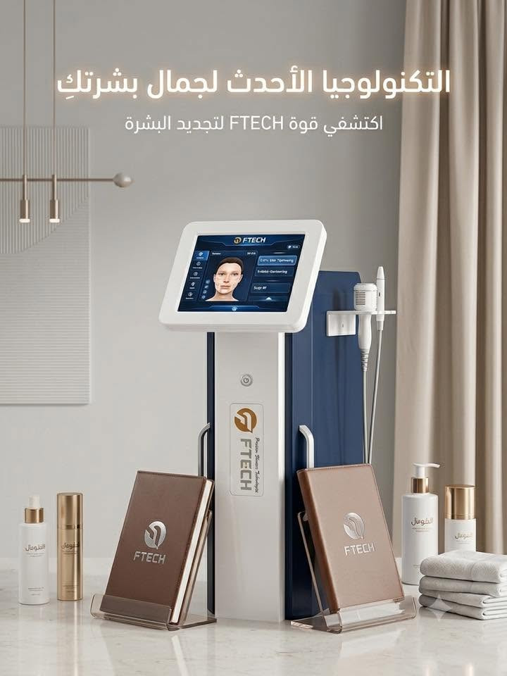 ارتقِ بمستوى عيادتك مع أحدث أجهزة التجميل الطبية. ✨

نوفر أحدث التقنيات العالمية المصممة لتقديم نتائج فعّالة، أداء موثوق، وتجربة علاجية متطورة لمرضاك.

🔹 أجهزة شد البشرة ونحت الوجه والجسم
🔹 أجهزة الليزر والبيكو ليزر
🔹 أجهزة الهيدرافيشل والعناية بالبشرة
🔹 أحدث تقنيات التجميل غير الجراحي

إذا كنت تبحث عن الجودة، التكنولوجيا، والدعم بعد البيع… فأنت في المكان الصحيح.

📩 راسلنا الآن لمعرفة المواصفات والأسعار، وسنساعدك باختيار الجهاز الأنسب لاحتياجات عيادتك.
***********
#أجهزة_تجميل #أجهزة_طبية #عيادات_التجميل #ليزر #بيكو_ليزر #هيدرافيشل #شد_البشرة #مراكز_التجميل #معدات_طبية #جمال
