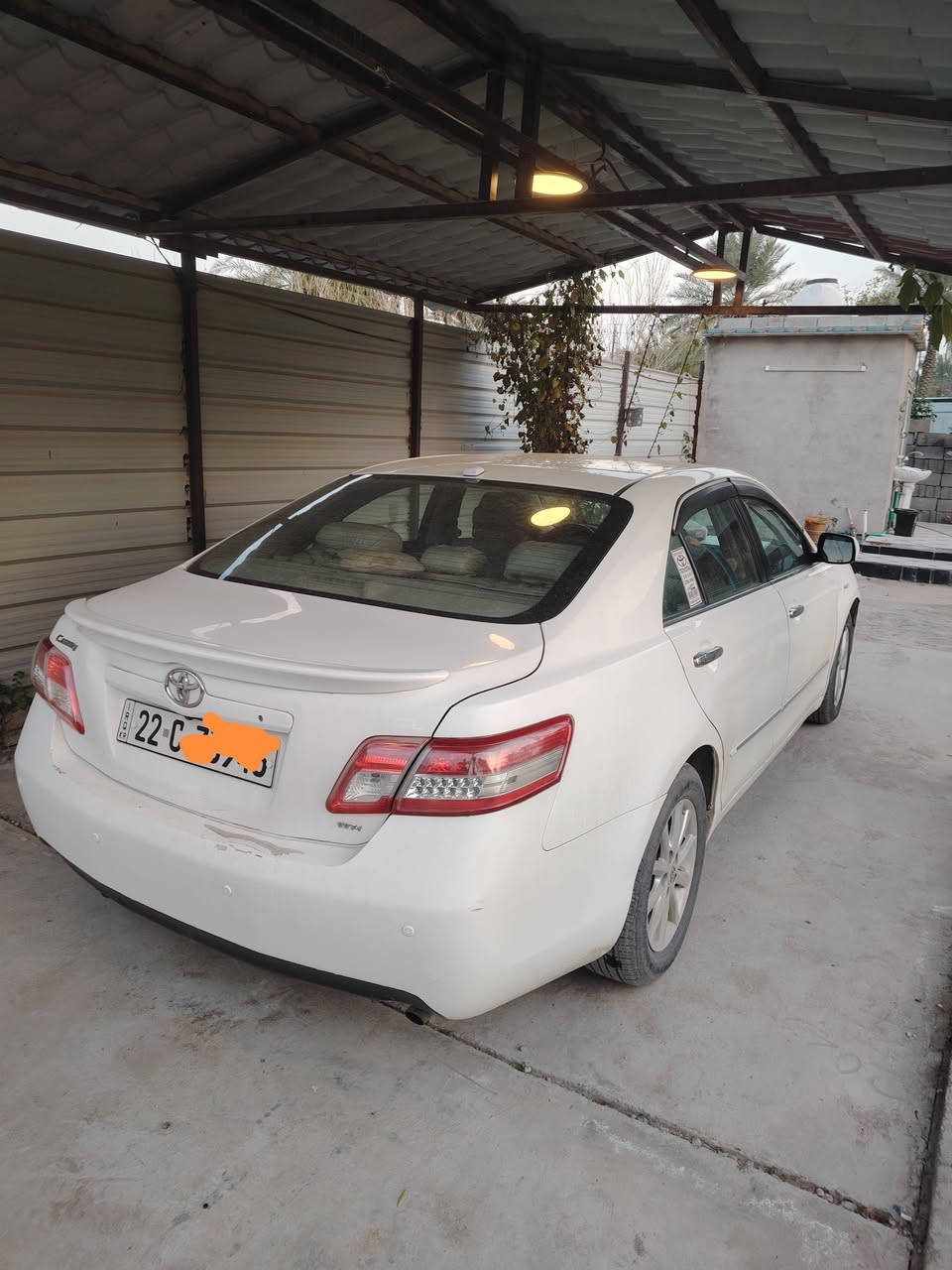 كامري خليجي ٢٠١٠
مواصفات Gl
رقم شمالي 
4سندر 2400
محرك كير خير من الله
ممشاها موضح بل صور
السيارة كلين وتكحيلات  جوه ايدي فقط دعجه بلجنطه يم الرقم
مكاني شمال بغداد
سعره ١٢٠ بيه مجال وقت البيع
***********
***********
