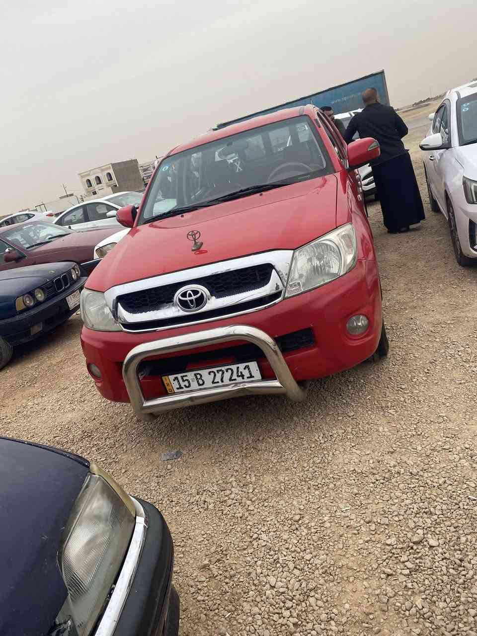 سلام عليكم بيك اب تيوتا  للبيع موديل 2010
اسياره مكفوله ما عده لي مشر عليها شويه بل جاملغ 
محرك كير جاهزه 
كير اوتو 
سعر 175وبيها مجال
عنواني رمادي 
هـ***********
