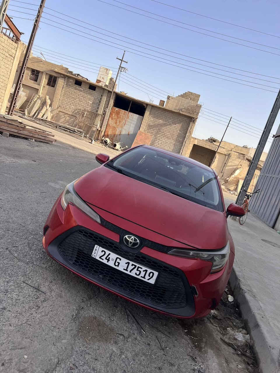 السلام عليكم
تويوتا كورلا 2020 للبيع فقط
بانزين
ضرر فقط بنيد (تبديل)
( ايرباك)
رقم دهوك تحويل مباشر بأسمي
ماشية 98الف ميل
مكينة 1.8
فئة سيارة le
مواصفات
شاشة ابل كار بلي + كامرة
سايد بريك دكمة
فول تحكم ستيرن

مكان السيارة الموصل/الجانب الايمن
السعر 139ورقة
صور الضرر مرفقة ايضاً مع الصور
للاستفسار  
***********
