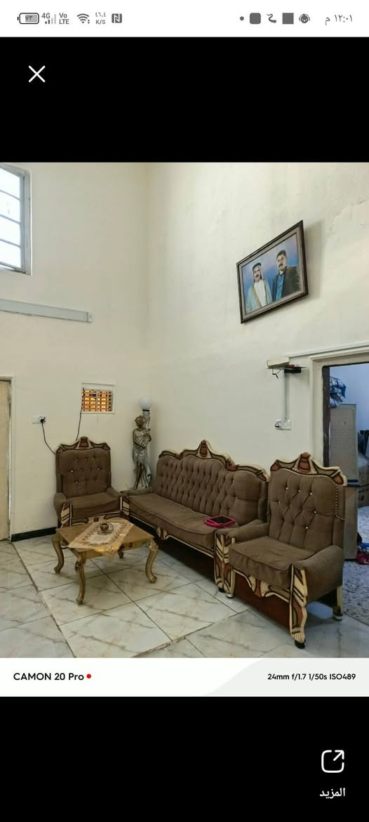 للمراوس أو بيع 
منطقة الزوراء كامل الخدمات تبليط مجاري كامل شارع عريض ماكو مقابيله بيوت مساحة ٥٠٠ 
مطبخ واستقبال وصاله كبيره جدا غرفتين نوم وملحقات 
ترك ورة البيت تقريبا ٥٠ متر


**إذا كنت صاحب هذا الإعلان وتريد حذفه لأي سبب، رجاءا أرسل رسالة إلى الدعم الفني**