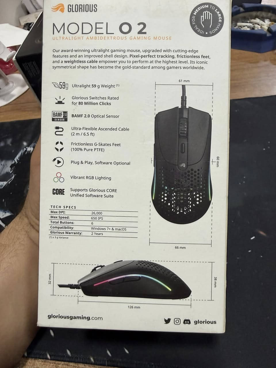 ماوس كلوريس o2 جديد


**إذا كنت صاحب هذا الإعلان وتريد حذفه لأي سبب، رجاءا أرسل رسالة إلى الدعم الفني**