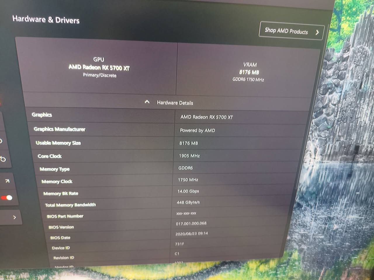 RX 5700 XT 8GB 
للبيع سعره 280 الف قفل ما بي مجال
الكارت بقوة 3060
والكارت كلش مرتب بحيث بي 6 مداخل مال شاشة
مكاني موصل وعندي توصيل


**إذا كنت صاحب هذا الإعلان وتريد حذفه لأي سبب، رجاءا أرسل رسالة إلى الدعم الفني**