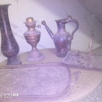 انتيكات نحاسيه • طلاء فضه • صينيه