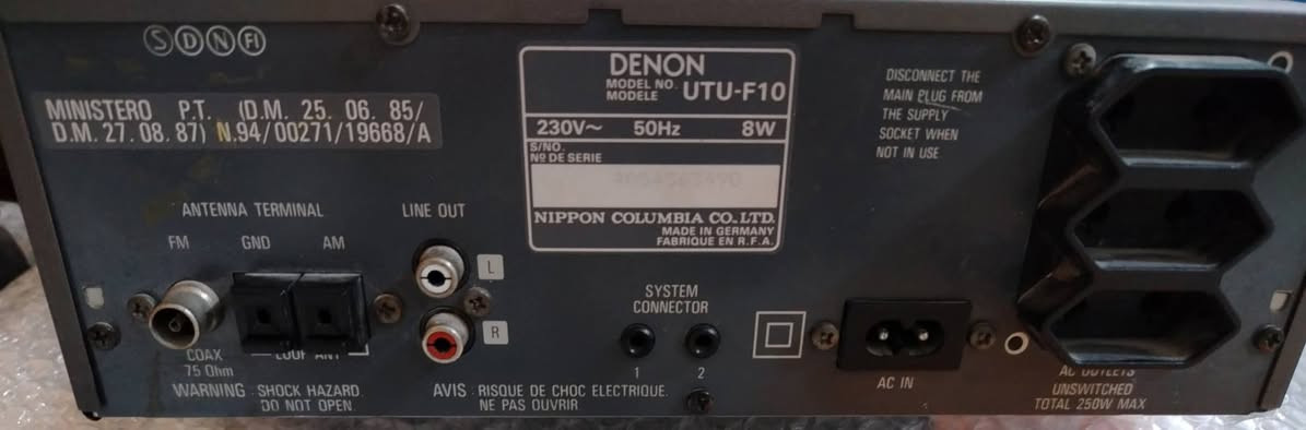 راديو ماركه دينون DENON  موجتين الصنع ألمانيا السعر والتفاصيل على الخاص


**إذا كنت صاحب هذا الإعلان وتريد حذفه لأي سبب، رجاءا أرسل رسالة إلى الدعم الفني**