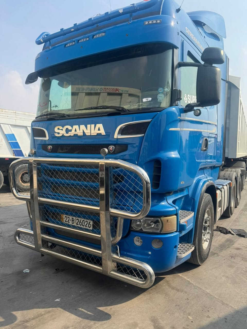 السلام عليكم
للبيع سكانيا 2011 مكينه 580 مجموعه جوبلس سنويه جديده بسمي عربانه إسماعيل #مكلف_بالنشر 
رقم ***********
