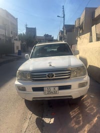 لاندكروز موديل 2000 فول السياره مابيه صبغ بس دعاميات كير محرك مكفول ال...