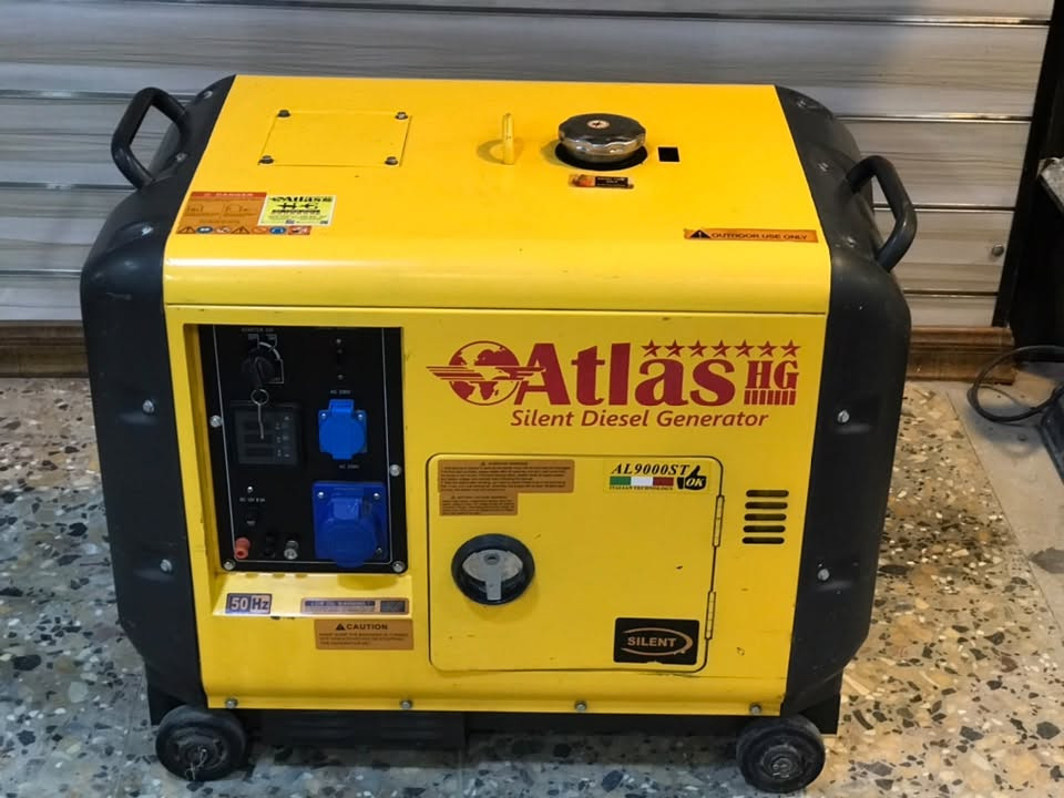 مولدة گاز كاتم اطلس للبيع 6kv تنطيك 26 امبير صافي
مستعملة قليل جداً السعر مليون 
مكاني زعفرانية ***********
