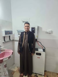 بطارية 15KW • ألواح 630W×8 • انفيرتر 6.2KW