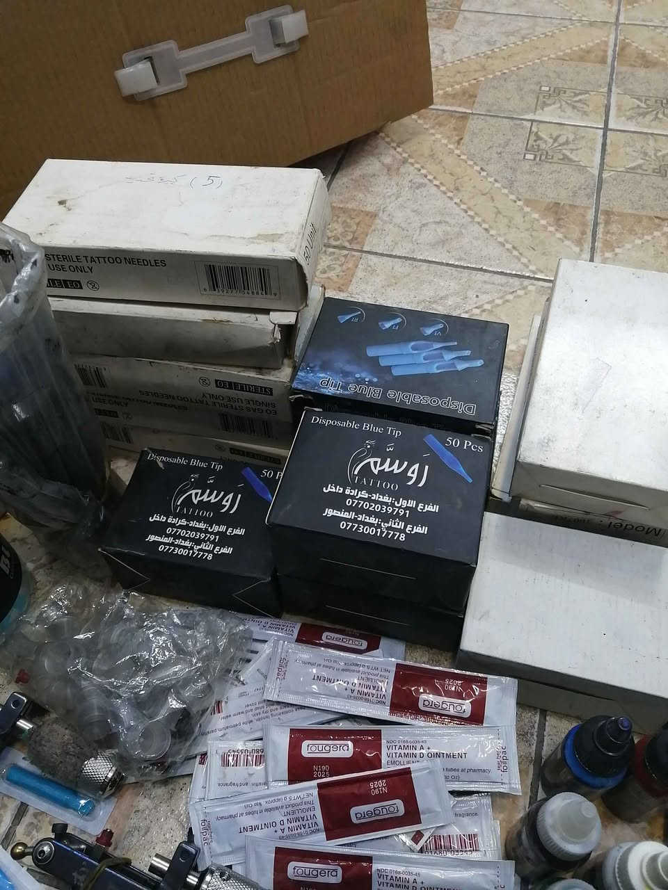 ‎عدة وشم كاملة ، مكينة خط وتضليل ، احبار ، تبات ، باور ، فيتامين ، ورق طباعة كاربون .‎ Singapore


**إذا كنت صاحب هذا الإعلان وتريد حذفه لأي سبب، رجاءا أرسل رسالة إلى الدعم الفني**