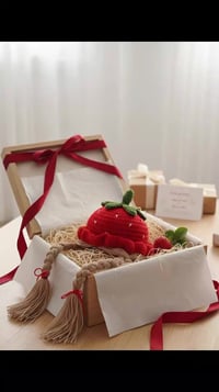 كروشيه كركوك • قبعة أطفال • فراولة