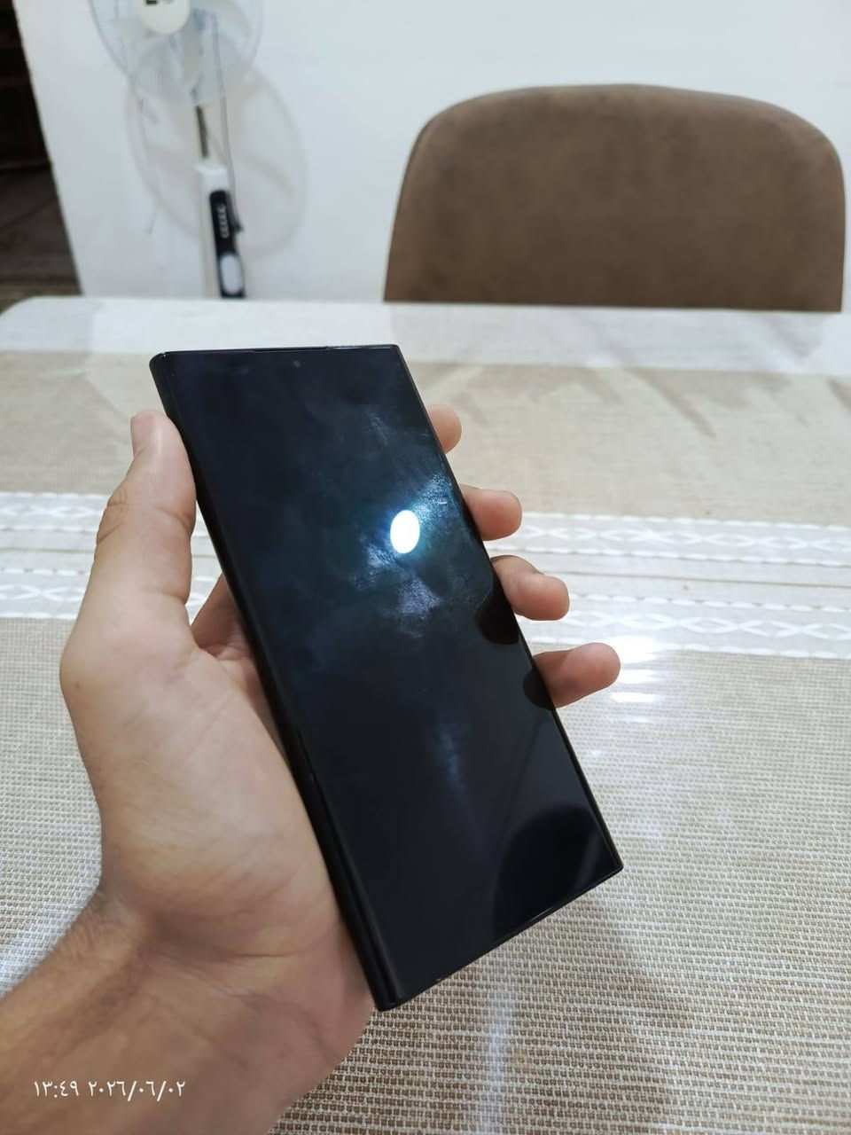 مو للبيع مراوس فقط
S22 ultra نسخة امريكية معربة ب الكامل 

مساحة ١٢٨ ودبل سيم كارد 

ببجي ١٢٠ فريم سلاسة فوق شرط

مبدل شاشة ام ١٦٥ ووصل شراء موجود وبيها ضمان بعد شعرين ويخلص

رايدة مراوس فقط فقط مو بيع  مكاني النجف رايدة مراوس ب ايفون او جهاز كاميرات قوية فقط .


**إذا كنت صاحب هذا الإعلان وتريد حذفه لأي سبب، رجاءا أرسل رسالة إلى الدعم الفني**