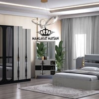 غرفة نوم ٥ قطع • سرير ١٨٠×٢٠٠ • هايدروليك