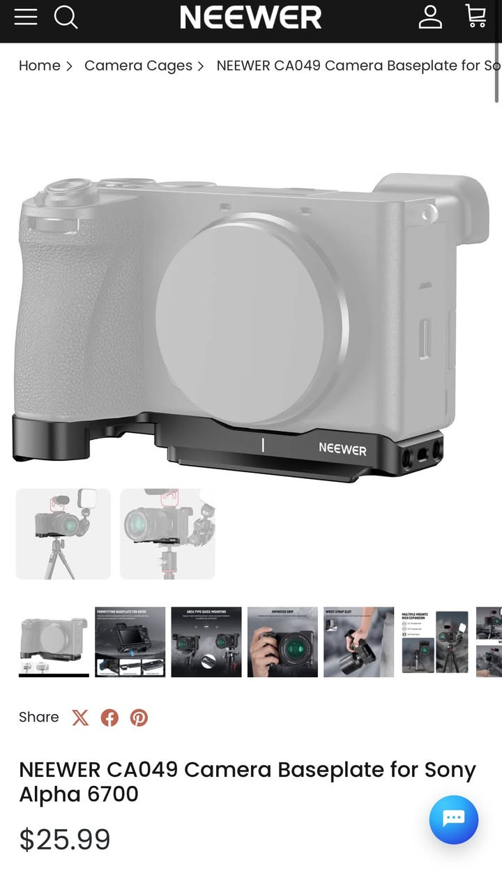 12 الف
قاعدة L لكاميرا سوني 
غير مستخدمه


**إذا كنت صاحب هذا الإعلان وتريد حذفه لأي سبب، رجاءا أرسل رسالة إلى الدعم الفني**