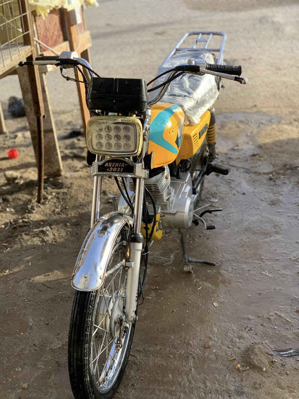 سلام عليكم دراجة ارشة مديل 21 تعمير كامل 25 محرك أسبوع من شديتة أوراق اصولي وكيلها الگرعاوي 850 وبيها مجال للاستفسار *********** واتساب
