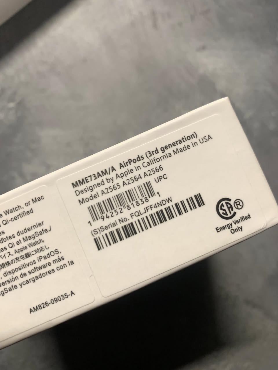 سماعه وساعه للبيع موضح بالصوره
ساعه جيل سادس قياس ٤٤ جديده لوه مفتوح الكرتون لغرض الفحص فقط السعر ٢٥
سماعه ابل جيل ثالث برو سوفتوير مطابق صوت ممتاز شحن يدوم جديد لوك مع gps فعال 100%
السعر 15 
ثنينهم 35 يصير

🚚متوفر توصيل لكل المحافظات


**إذا كنت صاحب هذا الإعلان وتريد حذفه لأي سبب، رجاءا أرسل رسالة إلى الدعم الفني**