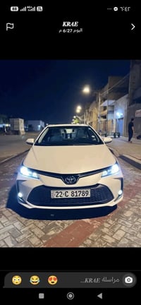 كورلا 2023 ( ساز ( خليجي بنزين فقط ماشية 79 الف فقط  رقم اربيل  باسمي ...