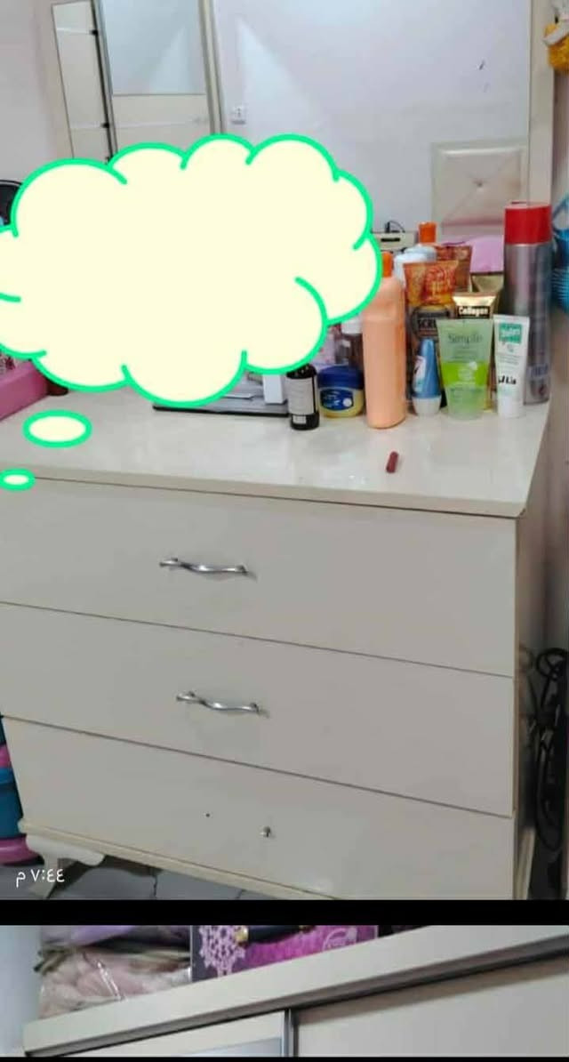 السلام عليكم
غرفة نوم للبيع 4قطع 
السعر 225
***********
