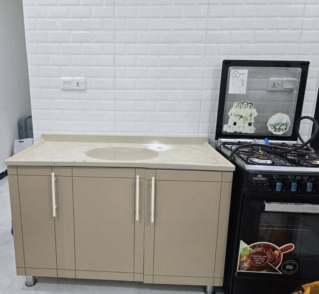 تخفيضات  باسعار الجملة 💫
#السعر__200

#كاونتر متر و20 ارضي وملحق مع سنك متر و20 مرمر MDF خشب .

#المصداقية. والتوصيل السريع شعارنا 

التوصيل داخل بغداد  مجاني 🚚
باقي المحافظات حسب البعد 🚛

الاستلام على. الفحص افحص.🤚

#يحق لك #رفض الطلب اذا كان مخالف للصور

#يحق لك #رفض الطلب اذا بي كسر او ضرر

#للمزيد من الاستفسار والحجز مراسلة الصفحة 
-


**إذا كنت صاحب هذا الإعلان وتريد حذفه لأي سبب، رجاءا أرسل رسالة إلى الدعم الفني**