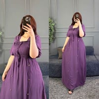 دشداشه نسائي • كشمير • مقاس ٢x-٥x