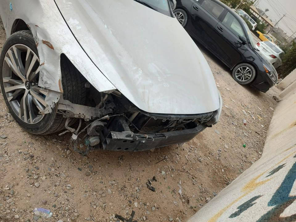 سلام عليكم انفنتيQ50موديل2018 امريكي حادث جاملغ امامي وباب سايق والباب الخلفي والجاملغ الخلفي توحيد لون بدون لغود بدون شواصي ايرباك برده فقط وهنا بلعراق انطخت بخشم الجاملغ يحتاجلها فقط دعاميه فارغه وكل غراضها موجوده كير مكفول محرك 3000 تون تيربو محرك لاطش يرادلها محرك رقم بغداد الدولي الجديد السعر 105 وبيها مجال للاستفسار ***********
