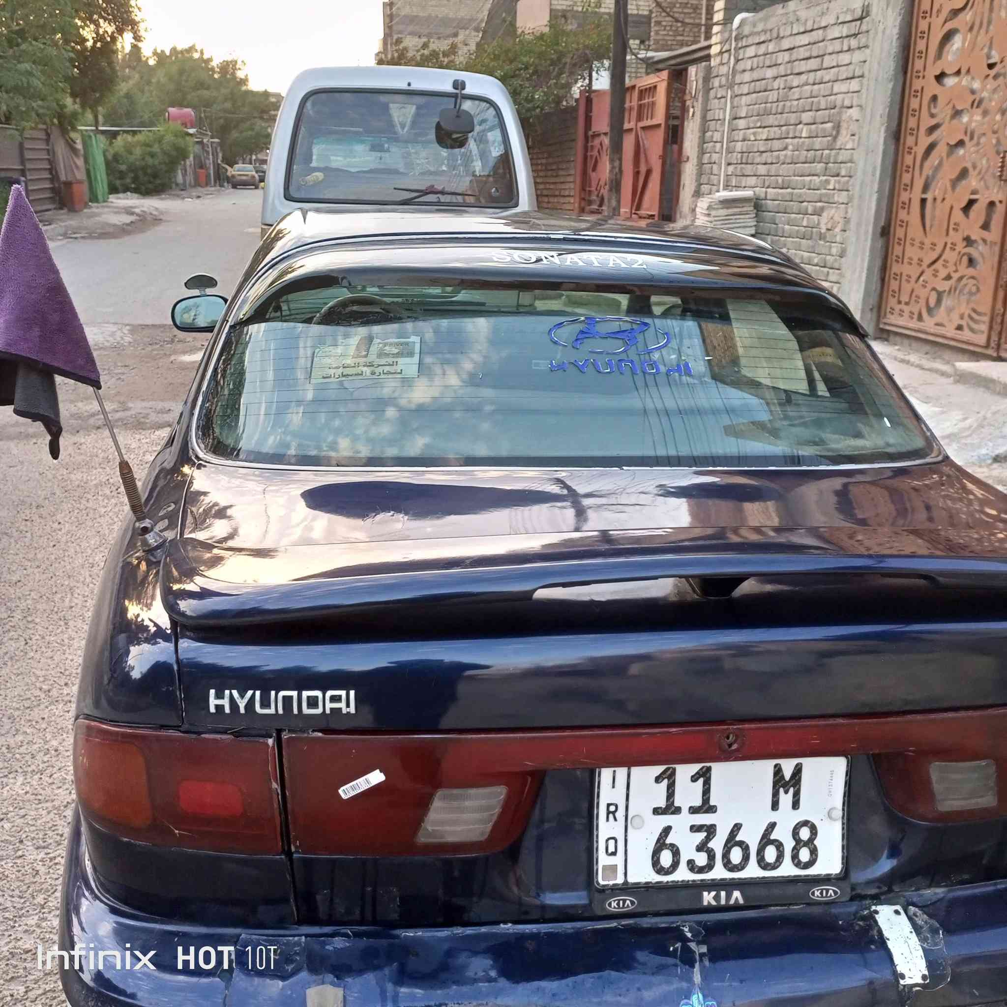 السلام عليكم سوناتا تو موديل 94 كير أوتو بسمي سنويه حالياً جددتها لحد 2031 ابيع تحويل مباشر رقم بغداد انگليزي 
العنوان بغداد العبيدي السعر 40 رقم الهاتف ***********
