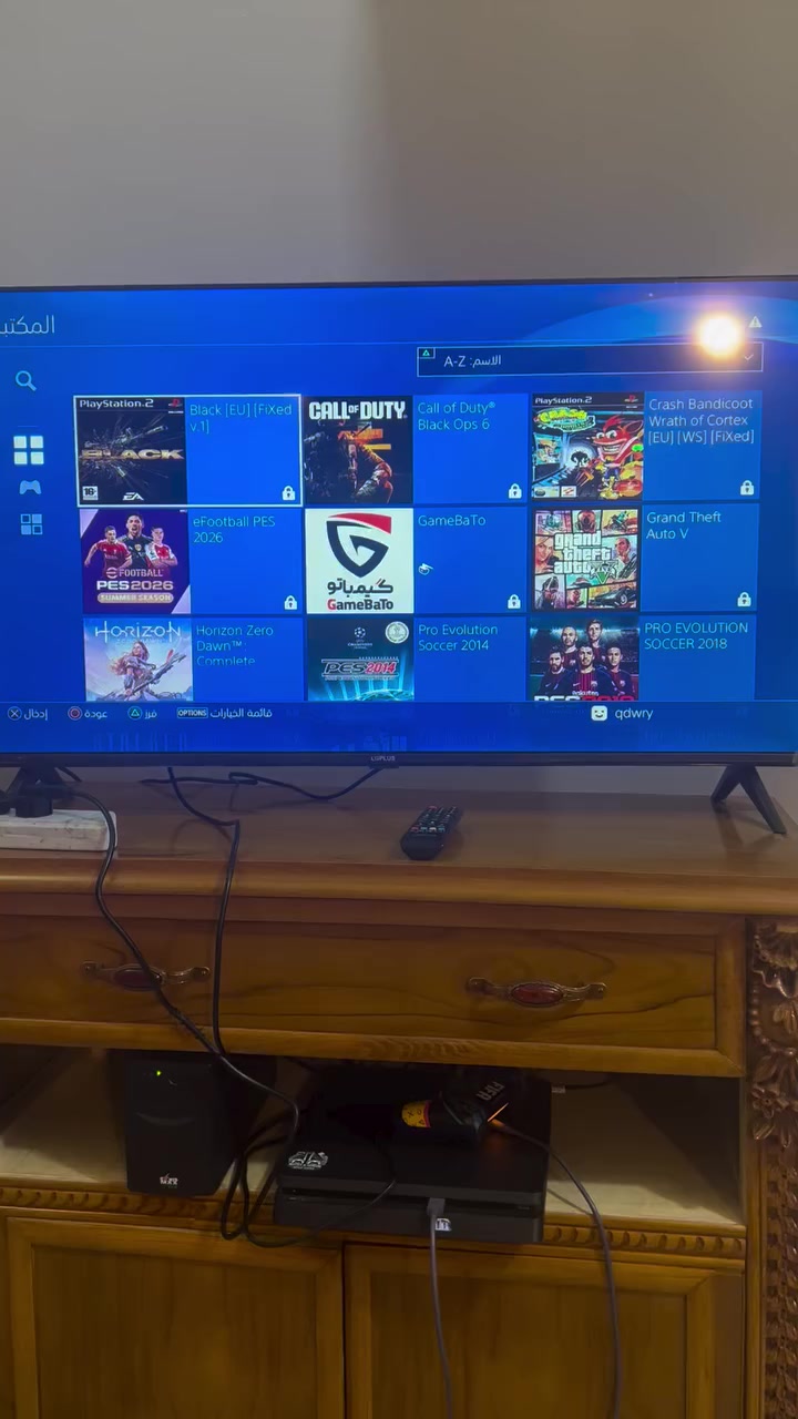 بلي فور سلم مهكر
المساحة 1000 كيكا
النضام 12.0
تهكير قرص 
ملحقات 2جوستك ويوبي اس جديد 
جهاز نضيف 95‎%‎ استخدام شخصي 
السعر 320وبي مجال 
مكاني اللطيفية حي الزهور 
***********
***********
