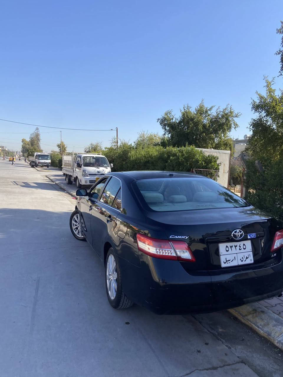 تویتا کامری مودیل 2011 مواسفات امریکی LE 
سه یا ره که زۆر جوان و پاک ما وه ته وه 119 هەزار رۆشتوه گیرو مه کینه ی به شه رت مه کینه ی که پسه نه کراوه ته وه سه ر فو بو خارو سه وت مه کینه ی نیه به شه رت سه نه وی تا 2027 تا زه یه تحویل و غرامه به شه رت 
 یه ک بارجه ی سبوغه چاملغی دوای سا یه ق دو به له ساردیشی هه یه له ده رگای سا یه ق بی نا و گرتن پیشو پشتی که پسه چوار ویلی ئه ڤه لونی له ژیره 
به ره ده ر گا و ده شبولي و سو كاني زور جوان ما وه ته وه
  کوبونی  بانزینی هه یه  /
سعر ی: 118 مه جالیکی که م /
شوین : کرکوک /
ژ.م /*********** /وه تس اپ
ژ٫م /***********/ وه تس اپ
