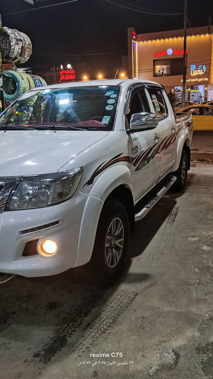 سلام عليكم
للبيع تيوتا هايلوكس دبل اكسل سيد نهرو 2014 و مكينة ما مفتوح گير اكسل شاصي كلو بشرط بدون صرف ونفخ للاستفسار *********** او مراسلة الفصحة
