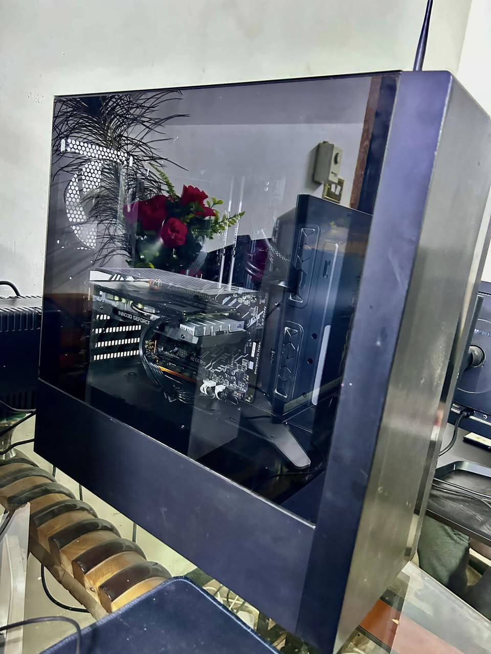 تجميعه للبيع
كيس وشاشه 
ابيع شلع.. ما ابيع قطع
i7 8700 6c 12th
مبرد احترافي حرارته باللعب 50
z370gigabite wifi
ram ddr4 3200
ssd120g
rtx 2060 6g
p.s 600 برونز
كيس كوولرماستر تهويه فوول اربع مراوح اي حراره ماكو لا تفتح جام ولا هاي الكلاوات
شاشه 
msi 
rgb back
ips
24.5
240hz
ثلاث منافد usb3
منفذ تايبسي.
دسبلاي 
hdmi
ستاند متحرك كل الاتجاهات 
فئه الشاشه esport اعلى مواصفات بالفئه
السعر كيس وشاشه  ب 765الف


**إذا كنت صاحب هذا الإعلان وتريد حذفه لأي سبب، رجاءا أرسل رسالة إلى الدعم الفني**