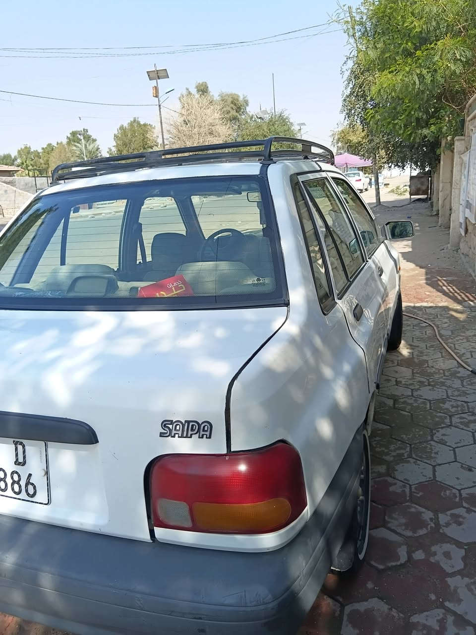 السلام عليك  سايبا 2009خصوصي 
مكفوله لاضربه ولاصبغ كير محرك خيرمن الله 
كهربائيات شغاله بس الصدر نص عمر 
اي استفسار *********** السعر 35وبيه مجال
