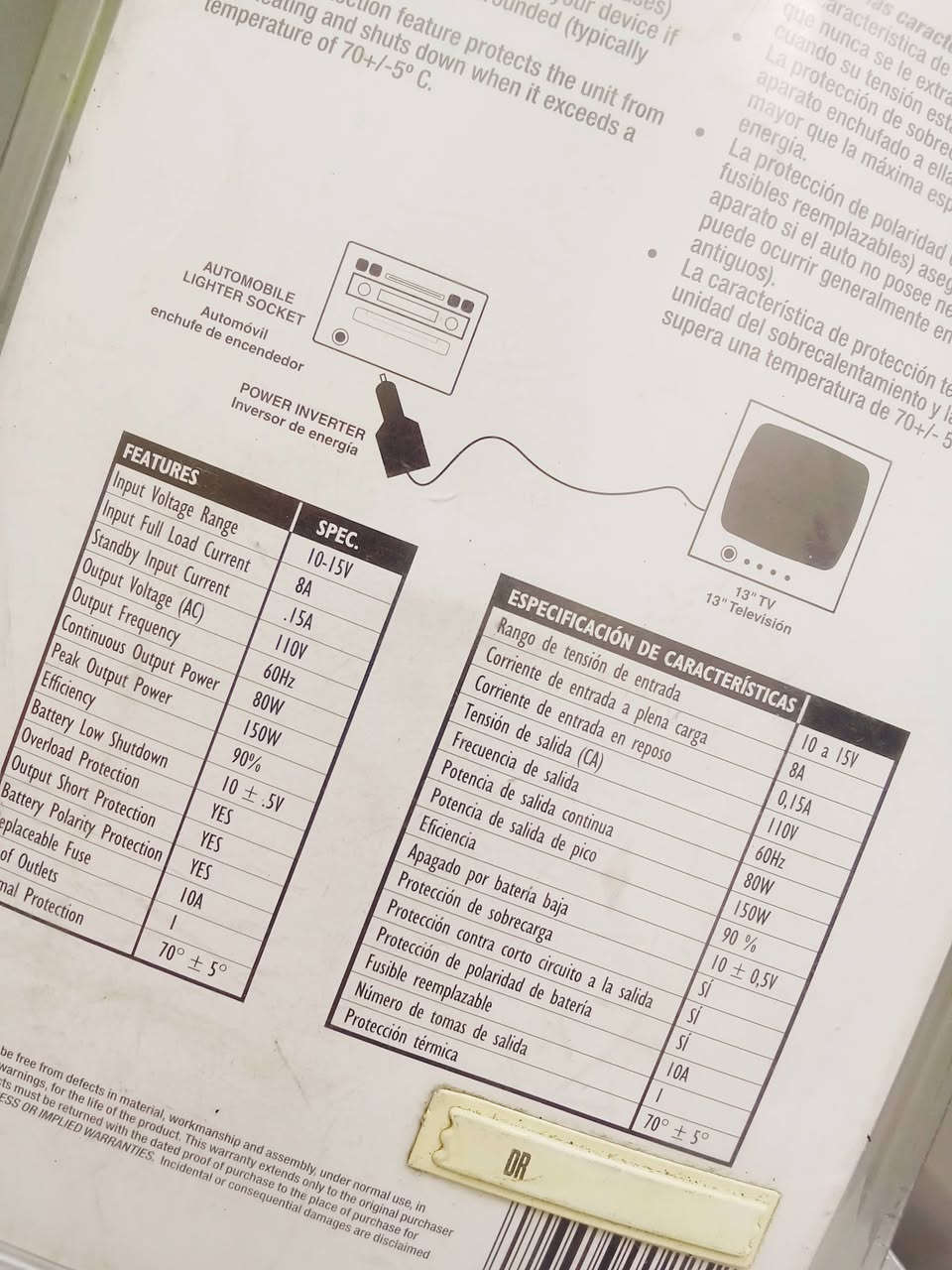 محولة تشتغل على السيارة من 12 فولت الى 115 تكدر تشغل عليهة تلفزيون او شاحن السعر 20 الف


**إذا كنت صاحب هذا الإعلان وتريد حذفه لأي سبب، رجاءا أرسل رسالة إلى الدعم الفني**