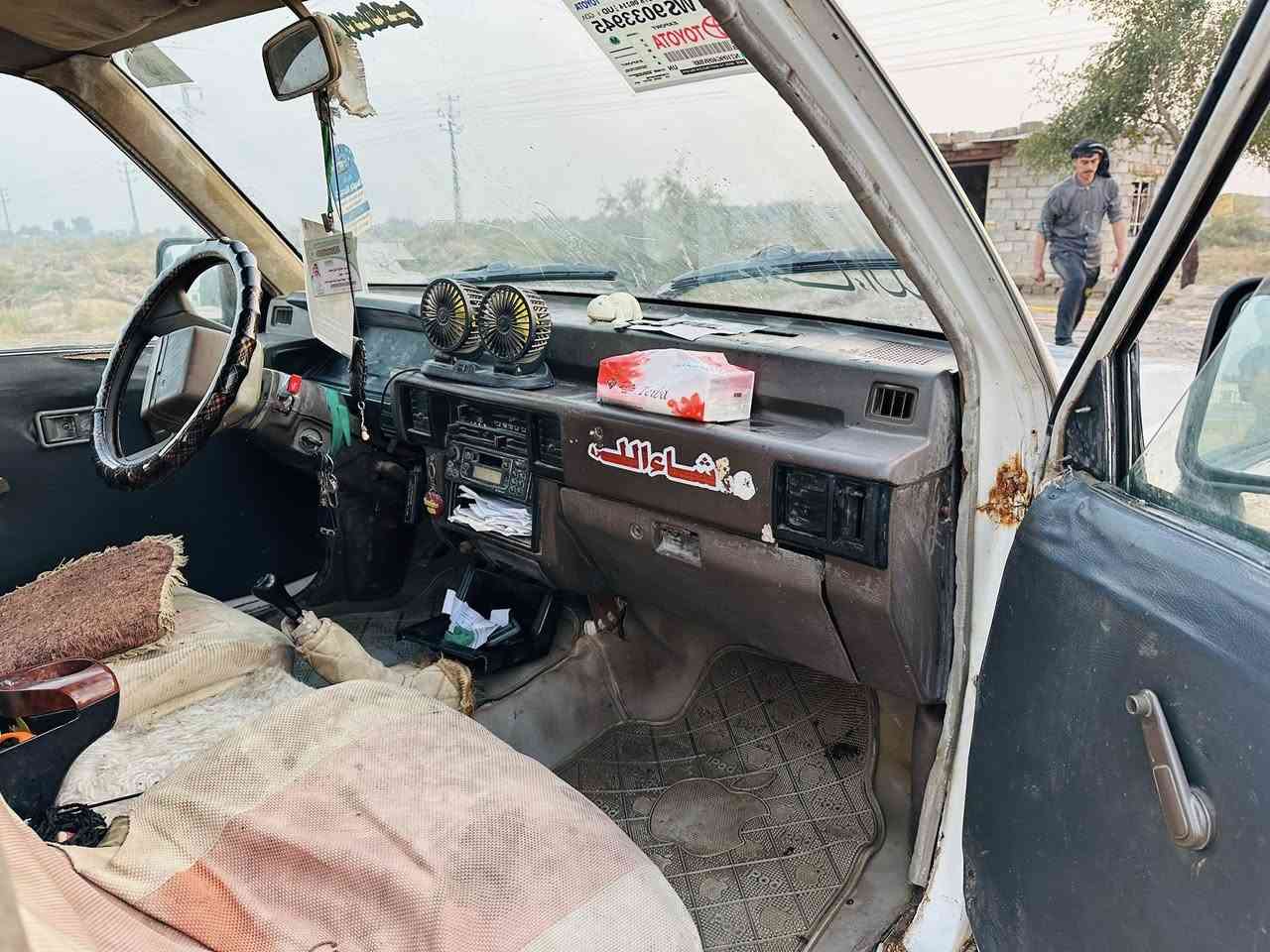 سلام عليكم 
مسيبوشي موديل 1992رقم قادسية سنويه صاقطه جاهزه من كلشي بس محركه بي بخار مداور شوكت ما تريد مكان الديوانيه سعر 25 وبي مجال او مراوس بسايبه 
رقم الهاتف 
  ‭0789 350 3383‬
الخاص مفتوح
