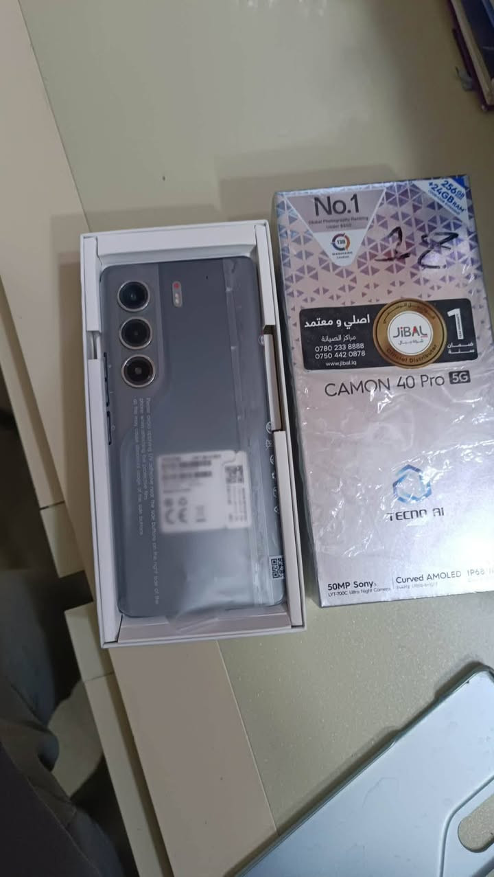 تكنو كامون 40 برو 5جي 
جهاز نسخه ذاكره 12 لعشوائيه وداخليه 256+12
بطاريه 100
جهاز جديد مستخدم شكم يوم ما يجاوز ل15 يوم 
ملاحظه جهاز بي هاي شخطه يم سمكارت 
بيع 275وقابل لتفاوض او مراوس يرهم


**إذا كنت صاحب هذا الإعلان وتريد حذفه لأي سبب، رجاءا أرسل رسالة إلى الدعم الفني**