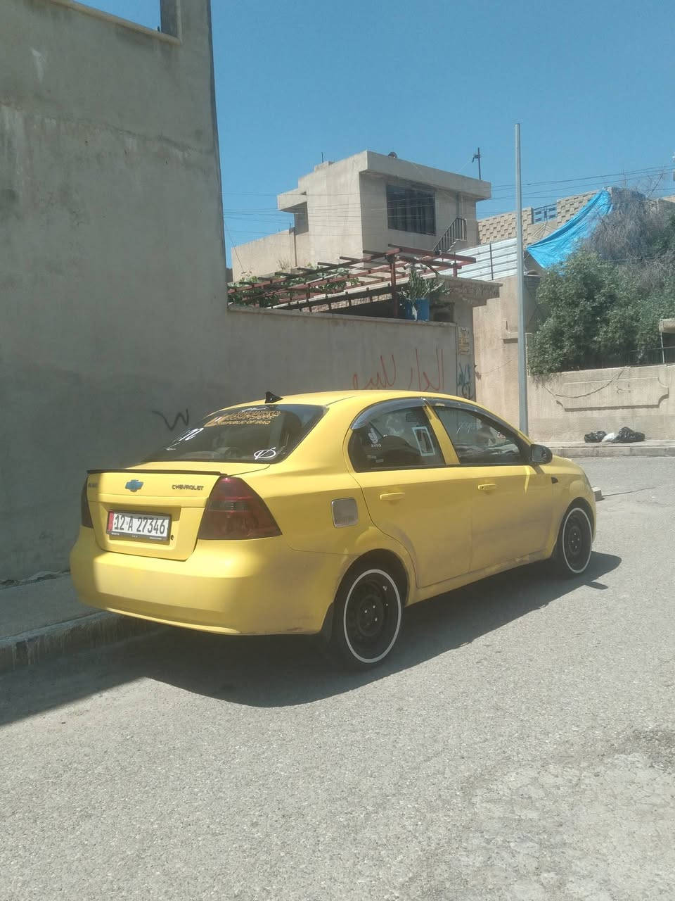أفيو ٢٠٠٨ محرك كير تبريد تدفئه تايرات باتري طخم خلفي جديد امامي شويا بيه درام شفتات ظررها بللايت بداية البدنه كوبون بيها مكاني موصل حي القدس ***********
السعر ٥٢ واذا اكو مراوس اكسنت ريو ولفرق بشهر ورقتين
