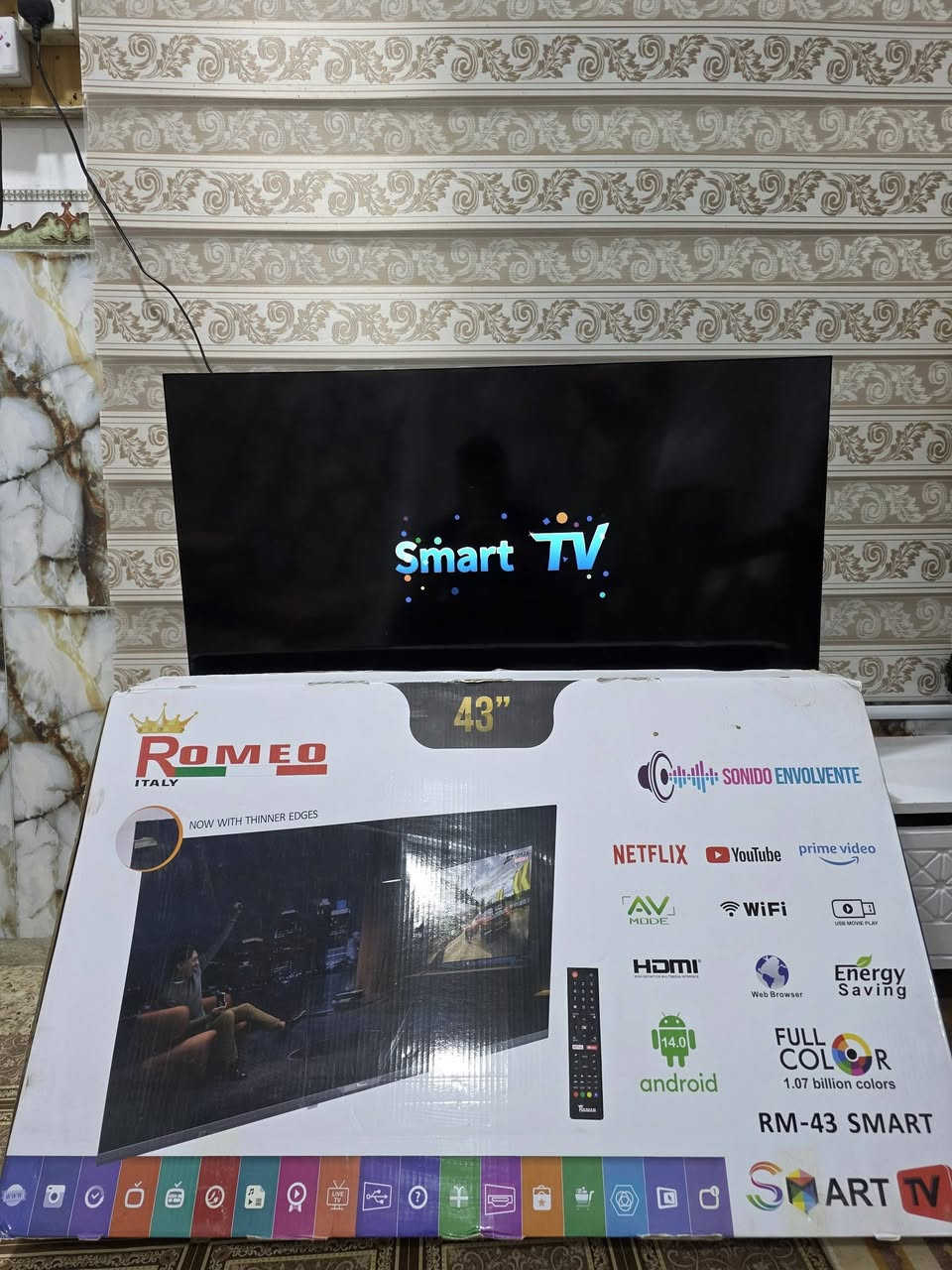للبيع شاشه نوع روميو الإيطالي سمارت TV دقه 1080p60 HDRحجم 43 تكنك نت تشغل يوتيوب وبقيه البرامج (سينمانا وانفنكس والخ...) الشاشه نظيفه استخدام قليل سعرها 200 
عنواني البصره الحيانيه قرب سوق القسم 
رقمي ***********
