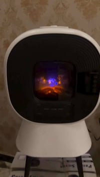 دفاية ذكية متعددة الوظائف (دفاية + سماعة + مبخرة + عرض لهب ديجيتال)  ا...