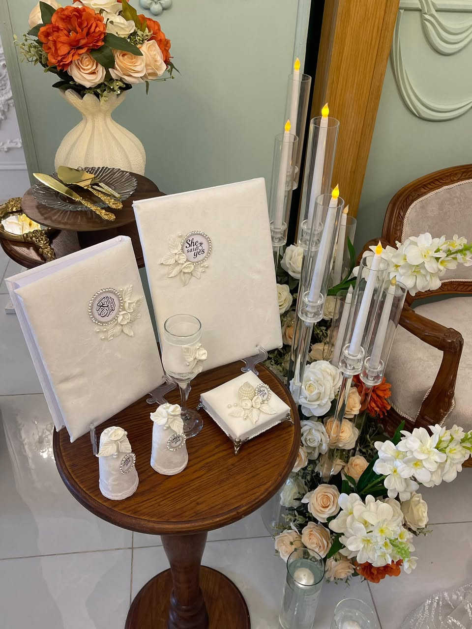 سيت بياضات مهر من 8 قطع مع الشال👰🏻‍♀️
السعر 60 الف دزاين كولش نازك و راقي و ما مطروق 👑


**إذا كنت صاحب هذا الإعلان وتريد حذفه لأي سبب، رجاءا أرسل رسالة إلى الدعم الفني**