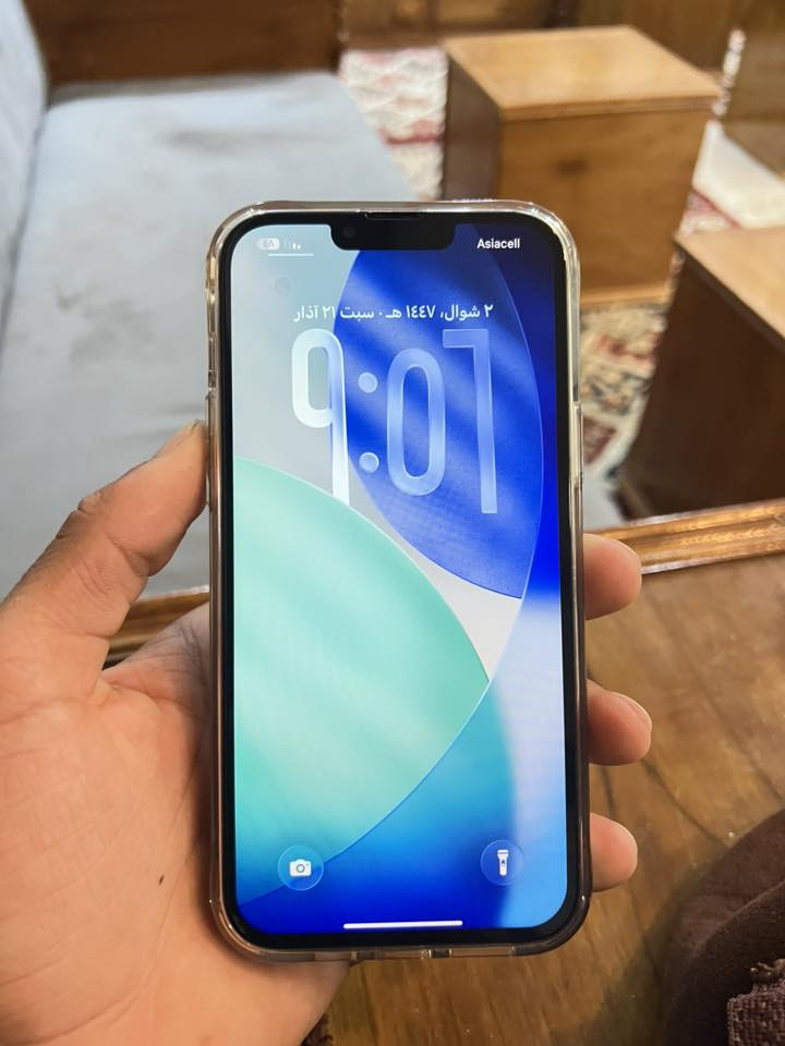 سلام عليكم أيفون للبيع ١٣برو ماكس جهاز حيل نضيف ذكره  ٢٥٦ بطاريه ١٠٠ مستبدل اصلي  شاشه مستبدل اصلي الباقي كله عل بلاد وحيل نضيف الشراي يراسلني خاص أو واتساب *********** السعر 450 ألف وبيه مجال بغداد
